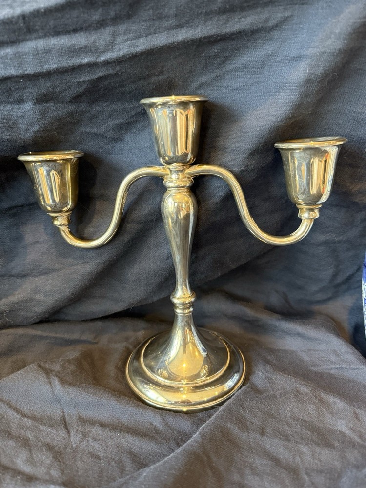 Vintage Gorham Electroplate Silver Candlesticks
