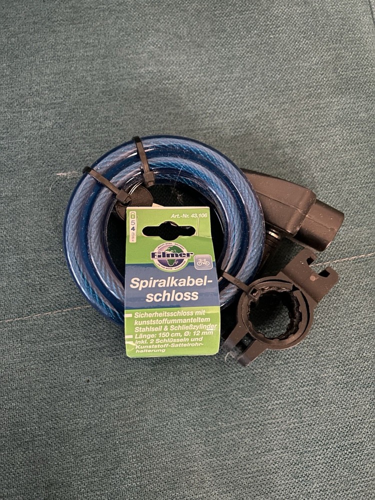 spiral cable lock