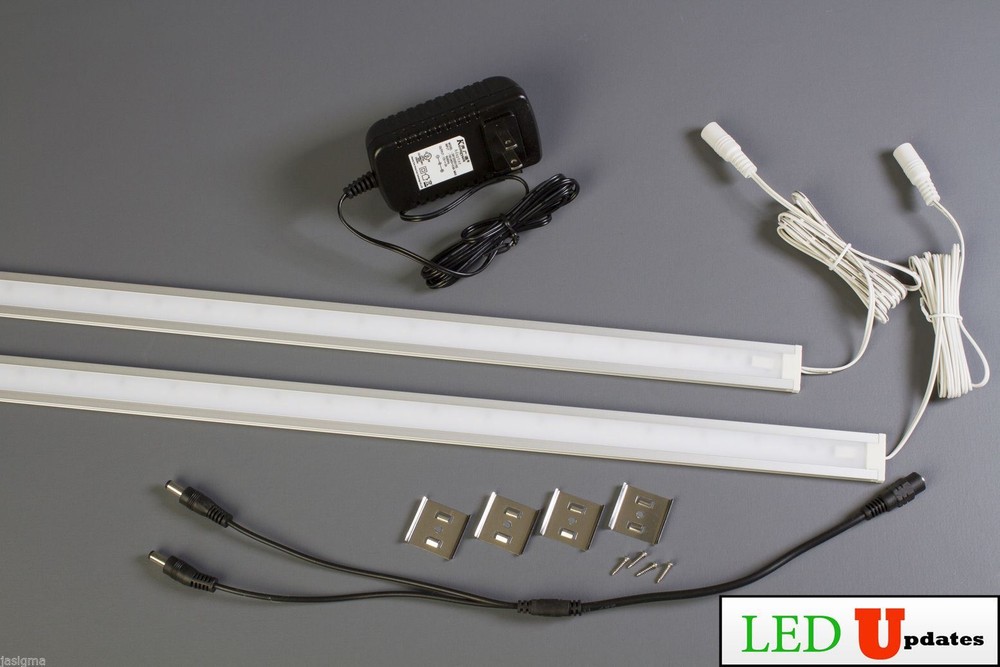 2pcs Vanity Mirror LED LIGHT White Set For makeup TOUCH SENSOR Dimmer & UL POWER