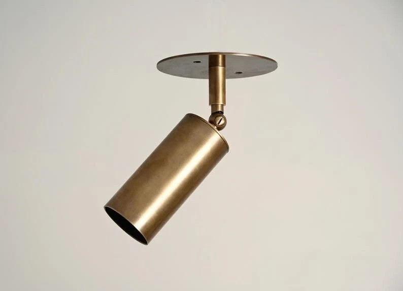 Spotlight, Ceiling spot light, Modern light, Brass Spot Light, adjustable light