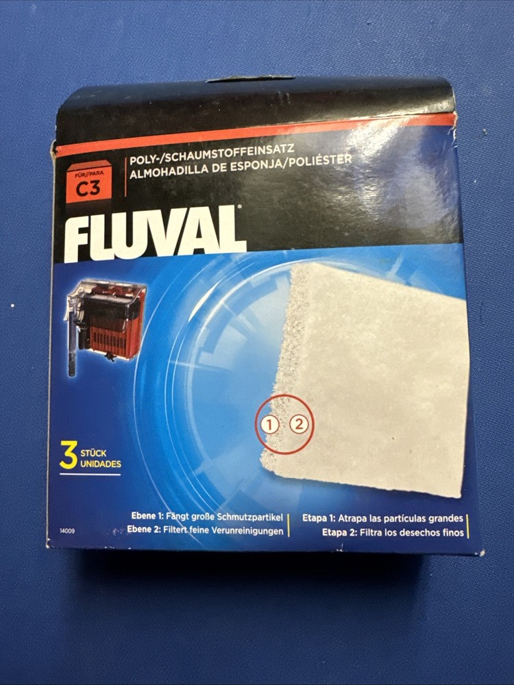 Fluval C3 Poly Foam Pad 3 Pack