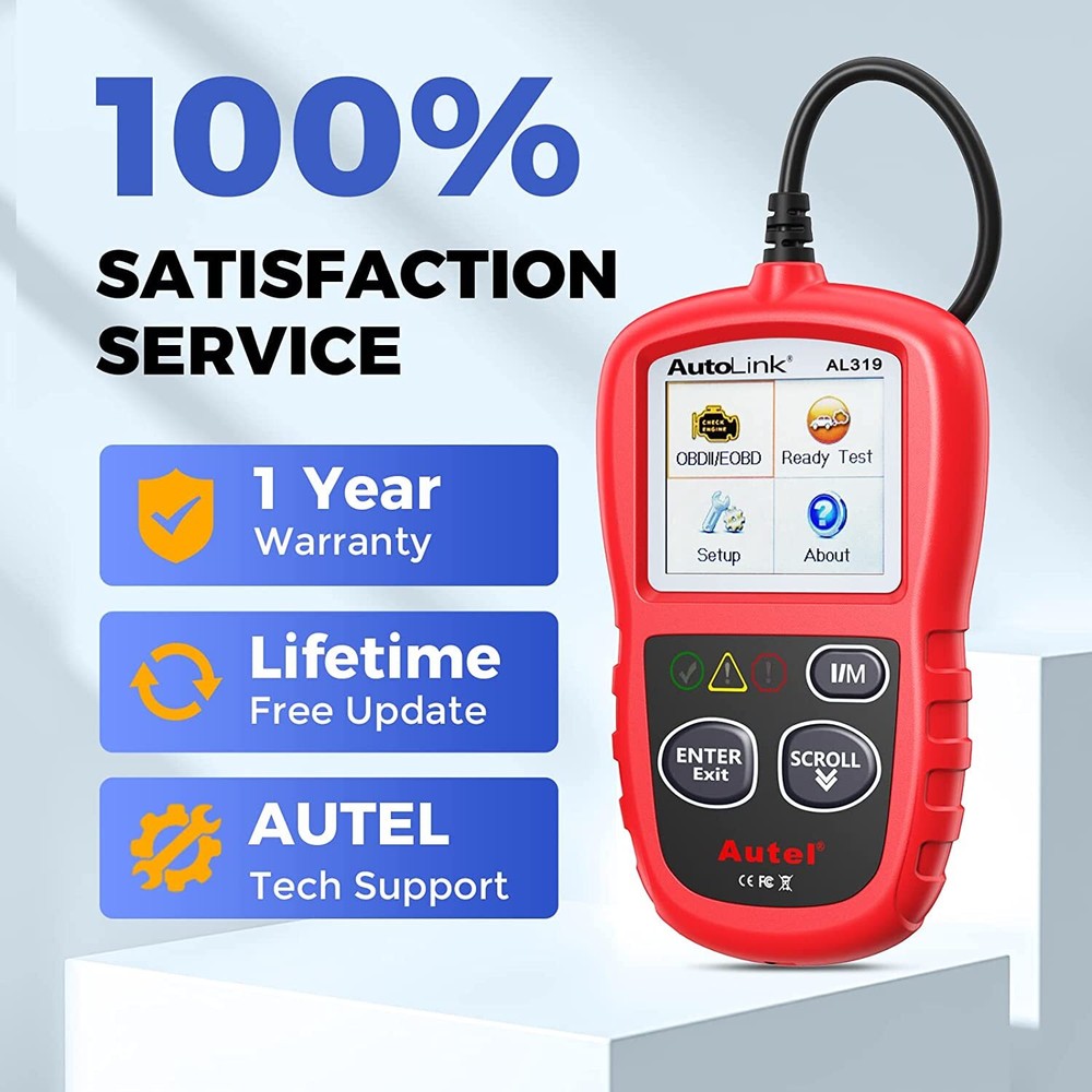 Autel Autolink AL319 OBD2 Scanner Code Reader Check Engine Fault Car Diagnostic