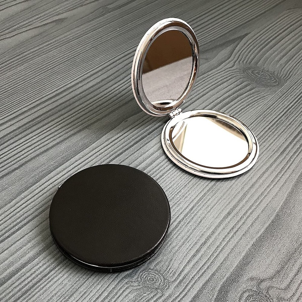 Zcooooool Makeup Mirror, 6.7 cm Round Folding Mirror, Professional Double-Sid...