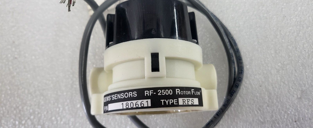 GEMS FLOW SENSOR 180661 TYPE RFS BIN#6