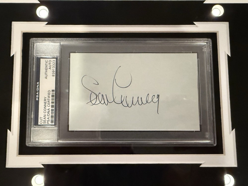 Sean Connery Signed Autograph CUT James Bond PSA/DNA AUTH