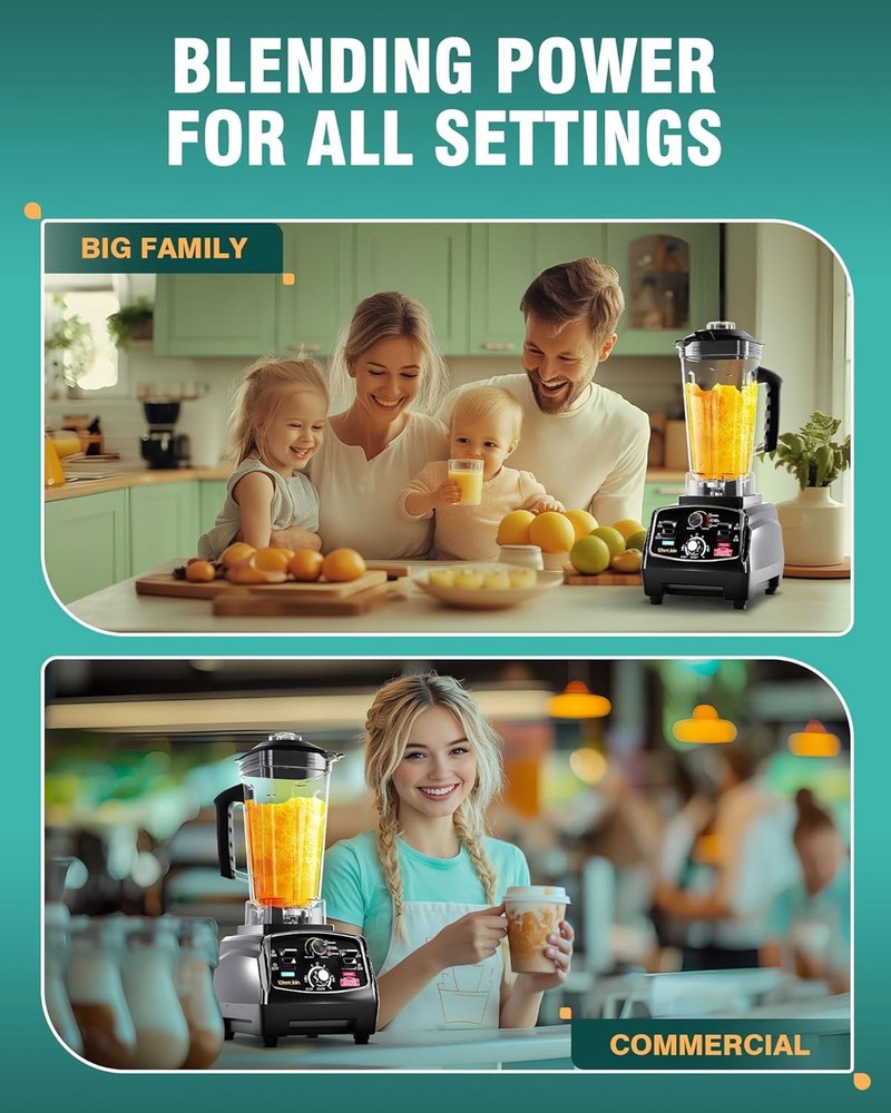 Professional Blender, 68oz Commercial Blender