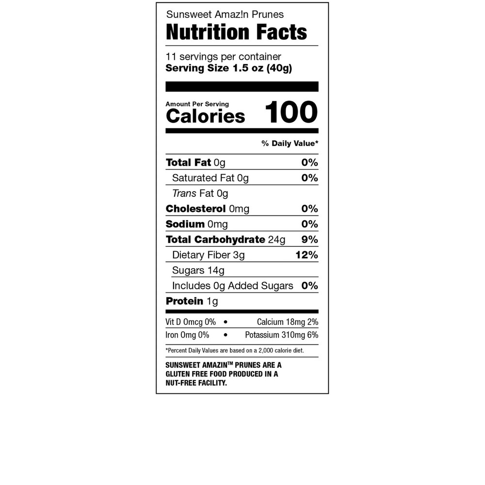 (2 pack) Sunsweet Amazin Prunes, Pitted, 16 oz