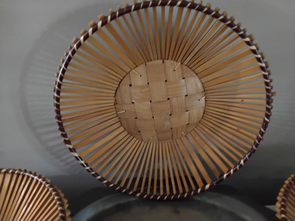 Wooden Bambo Decorative Fruit Basket