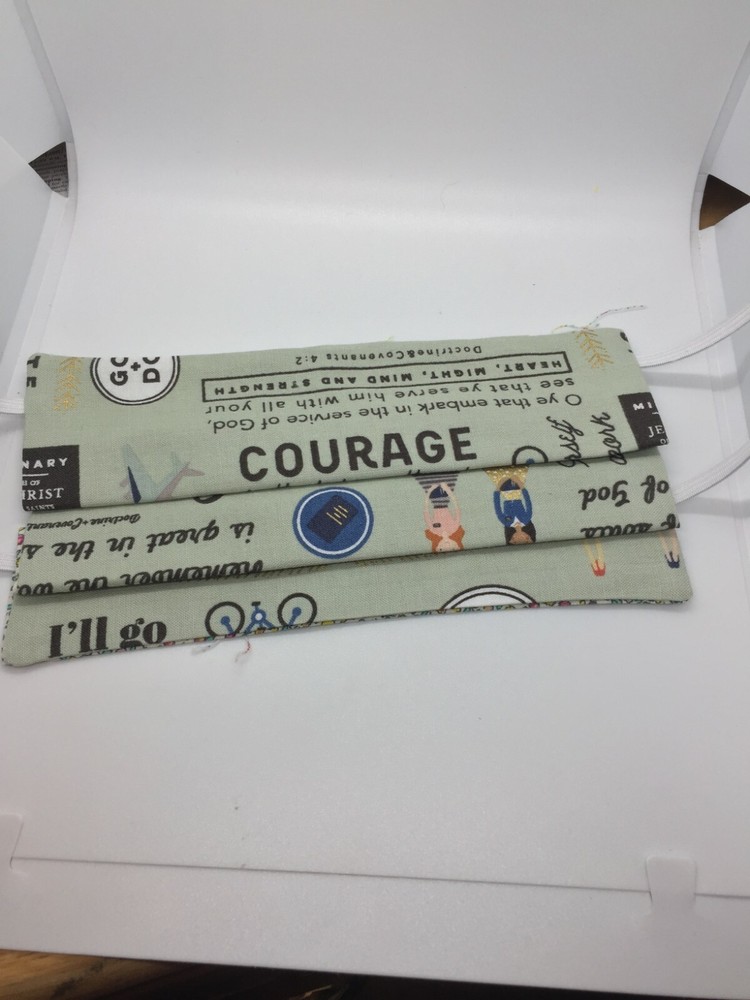 Called to Serve Patterned Washable Double Layer Cotton Fabric Face Mask