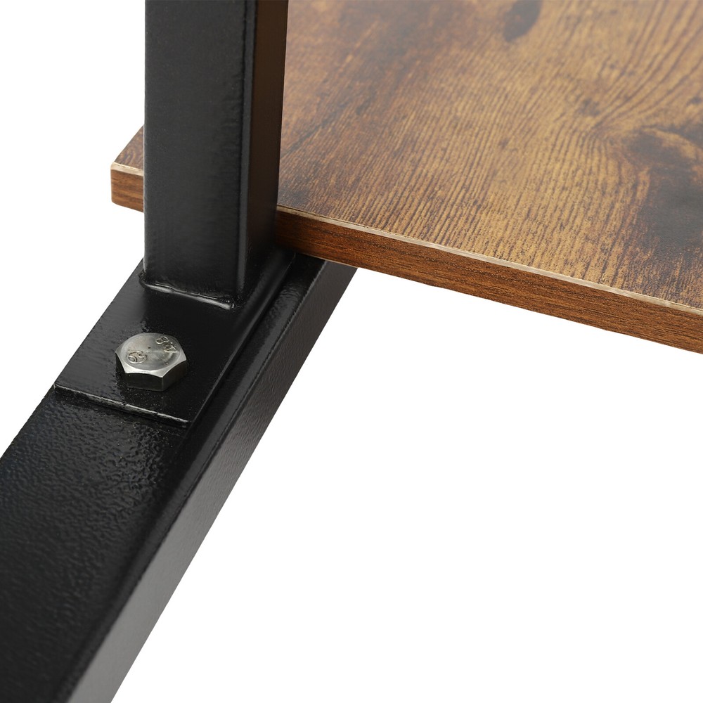 Adjustable Height Computer Laptop Desk Rolling Standing Table for Sofa Bedside