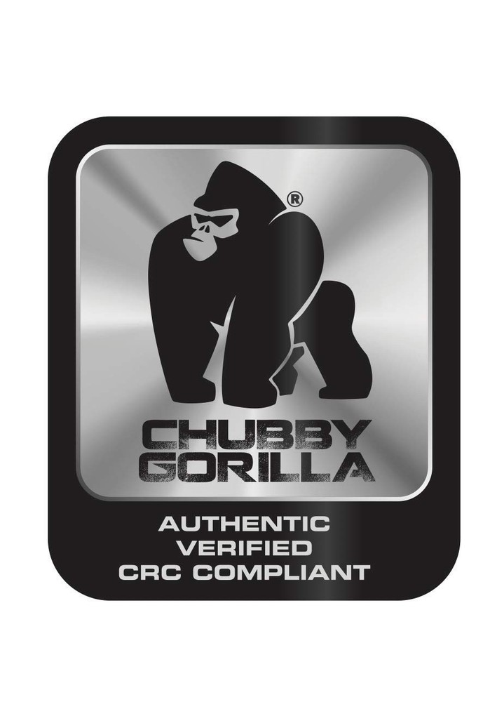 CHUBBY GORILLA AUTHENTIC AVIATOR CR CONTAINER 4OZ (5pack) WHITE/WHITE