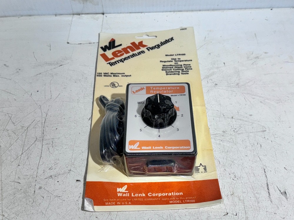 Wall Lenk Temperature Regulator Model LTR100