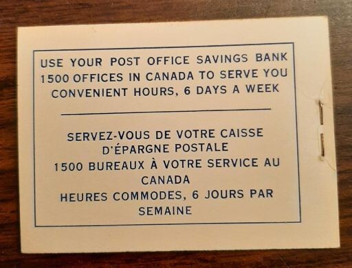 Canada, 1954 Booklet 49c