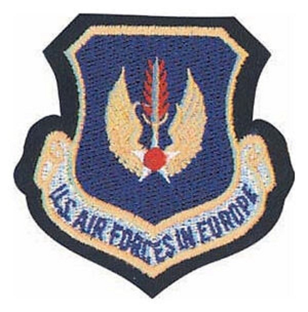 AIR FORCE FORCES IN EUROPE COMMAND LEATHER HOOK LOOP PATCH