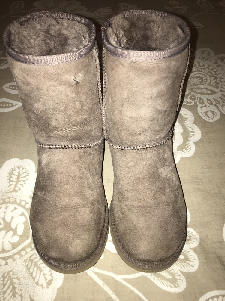 UGG BOTS Women’s Gray Short   - Size 6