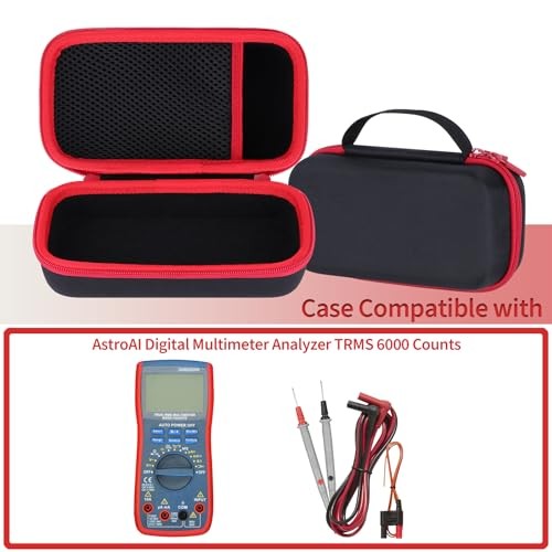 Storage Case Compatible with AstroAI Digital Multimeter Analyzer TRMS 6000
