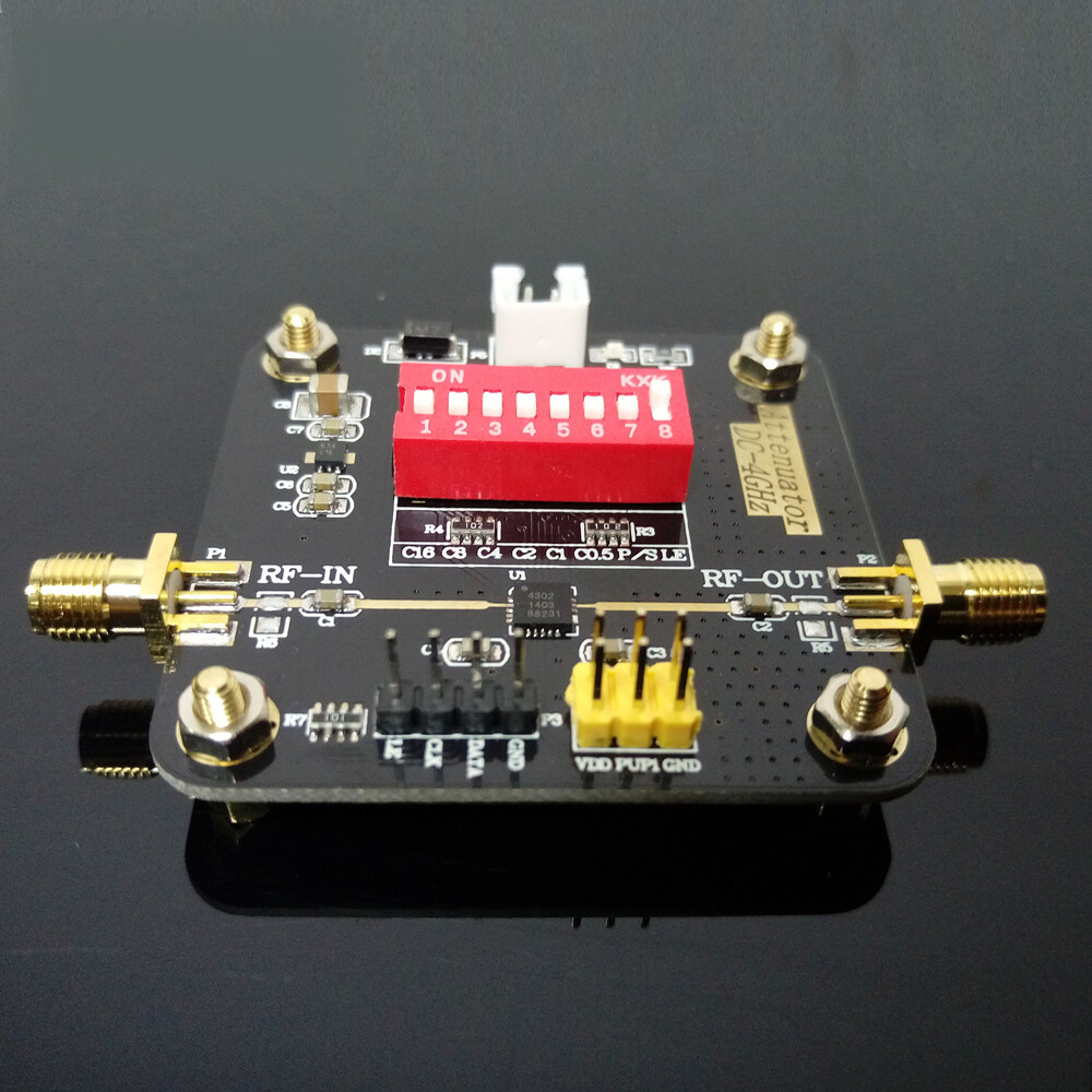 PE4302 Digital RF Attenuator Module DC-4000MHz Attenuation Digital Master Panel