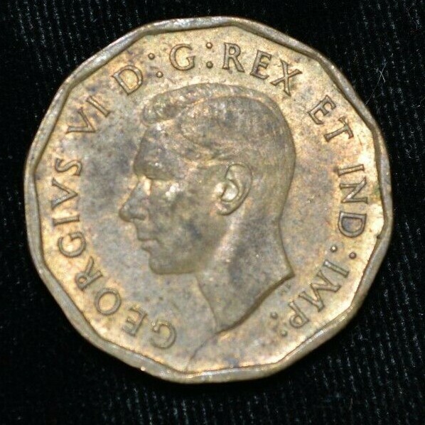 1942 Canada 5 Cent Tombac Coin