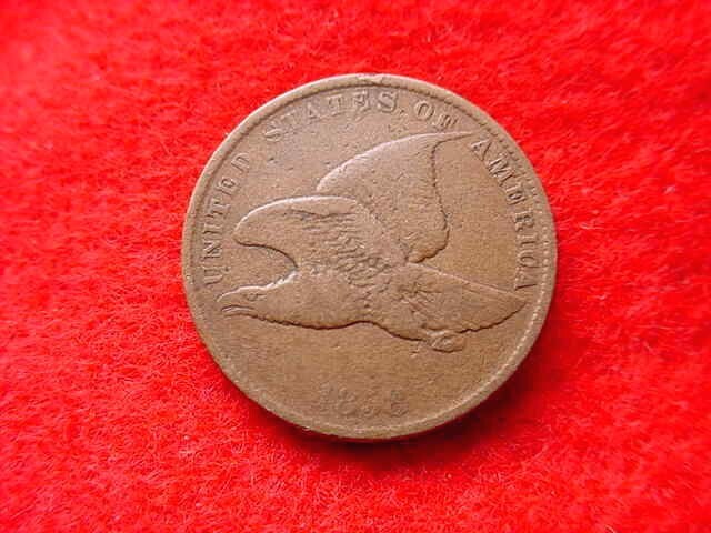 1858 FLYING EAGLE CENT GREAT CENT!!   #156