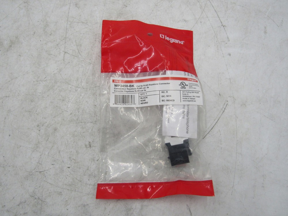 Legrand NSB WP3450-BK Connectors