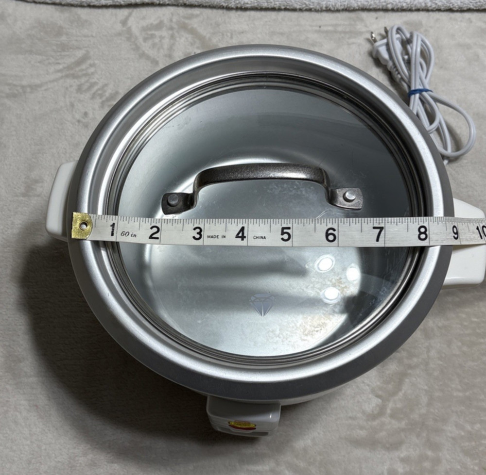 Bene Casa Rice Cooker 3 Cup uncooked / 6 cup cooked White
