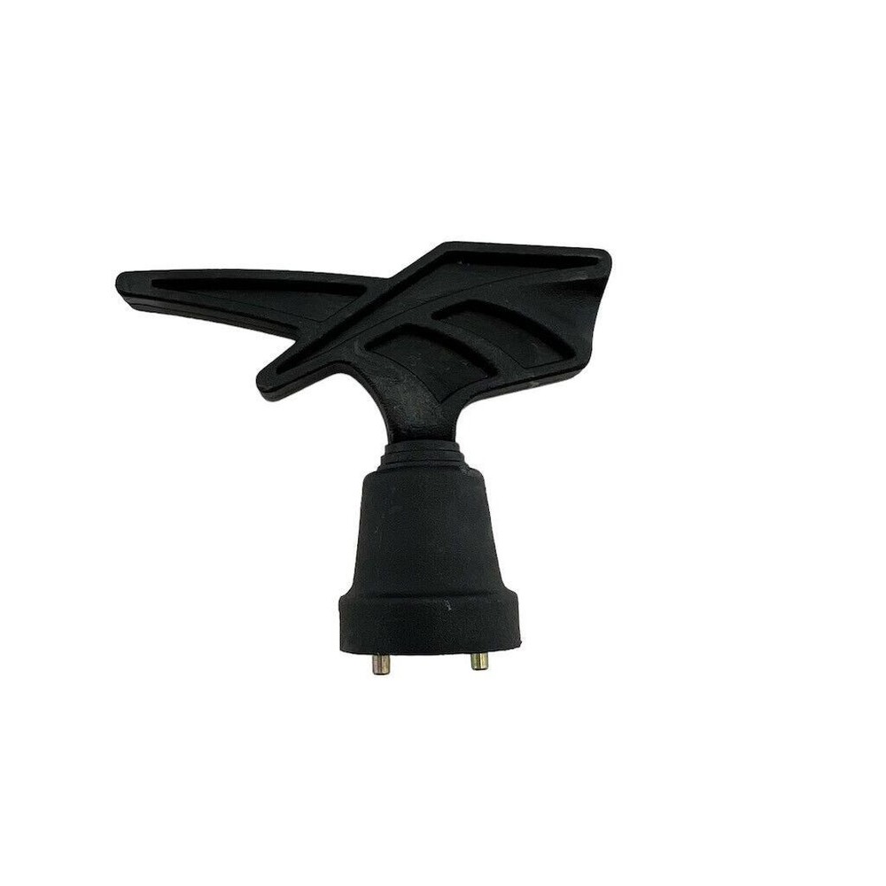 Black Plastic Winged Connector Plug