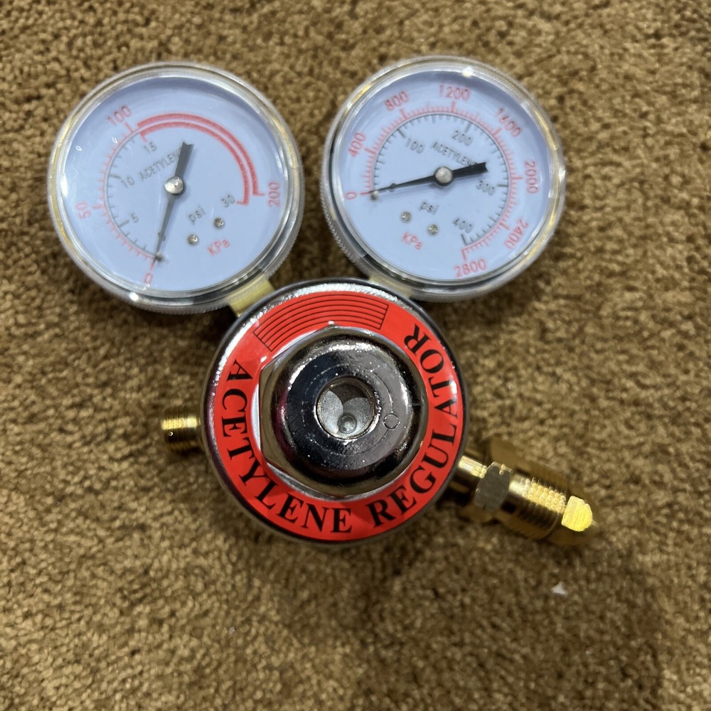 Acetylene Regulator Gauge New Without Box