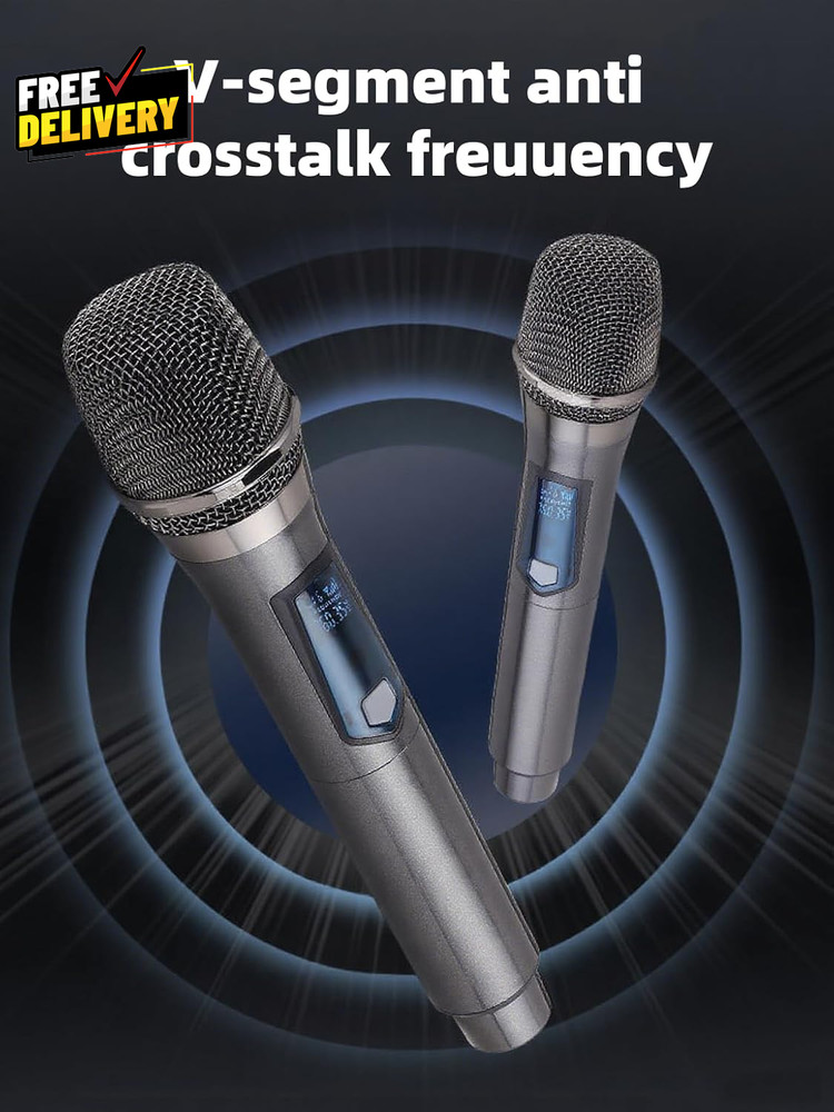 Wireless Microphone Rechargeable Fixed Frequency Wireless Dual Microphone.....