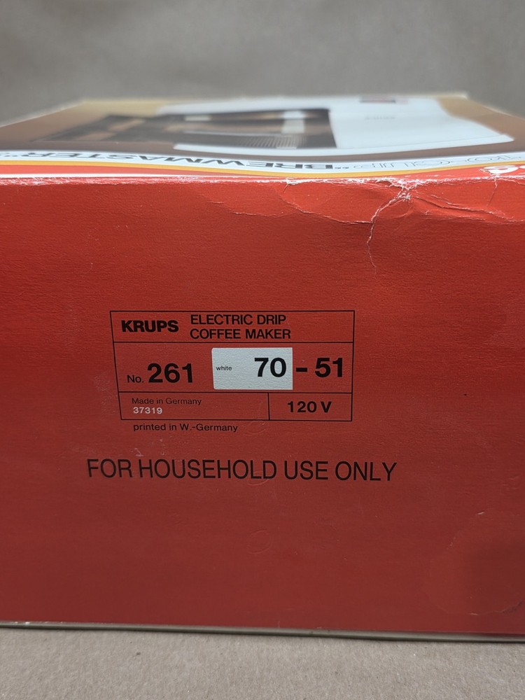 Krups 10 Cup Brewmaster Electric Drip Coffee Maker