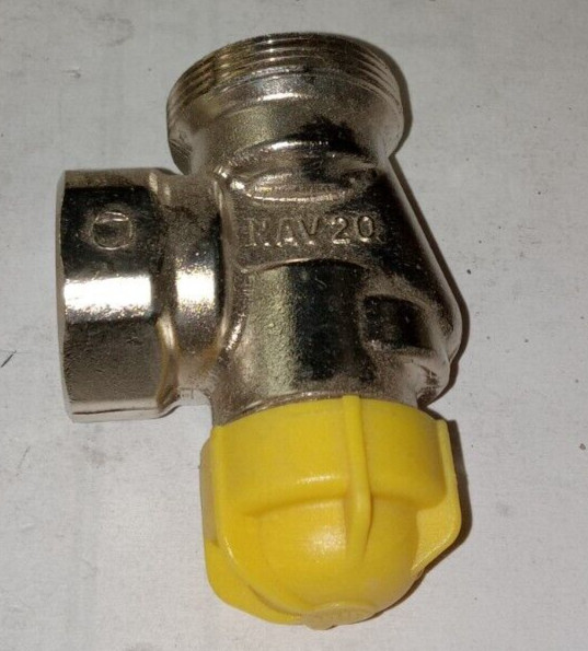 NEW MACON CONTROLS THERMOSTATIC RADIATOR VALVE HORIZONTAL ANGLE 3/4" N10857