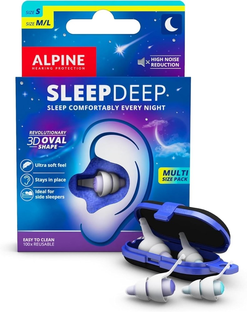 Alpine SleepDeep Multisize - Soft Ear Plugs for Sleeping and Concentration - ...