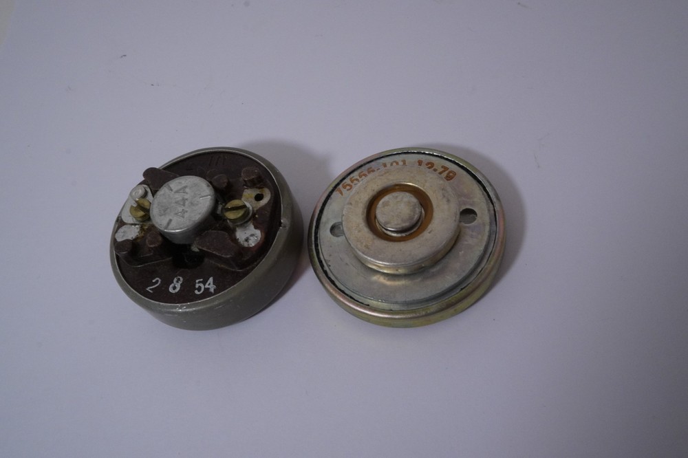 Marked Western Electric G1 Handset Transmitter & Receiver Elements & Tested Good