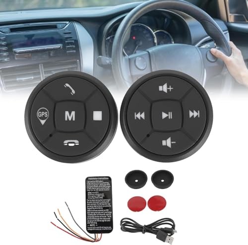 Bluetooth Steering Wheel Control , Steering Wheel Button Controller, USB