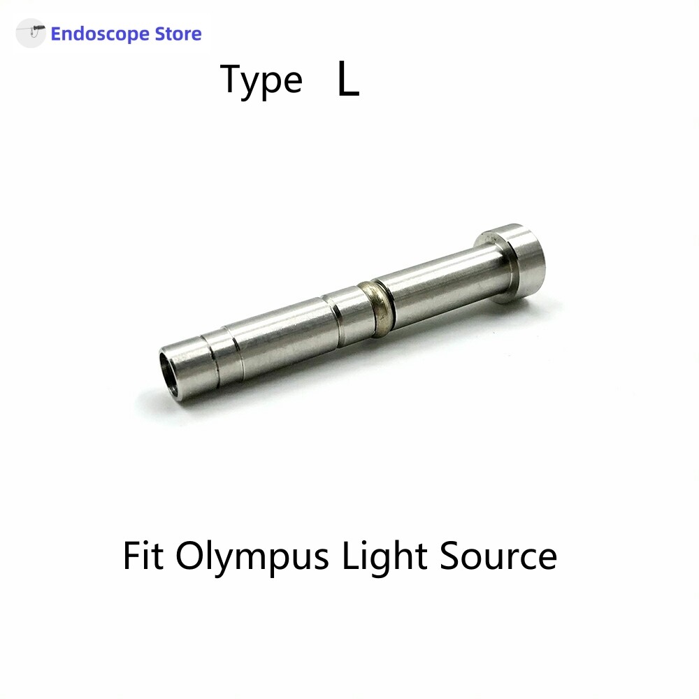 Endoscope Light Source Optical Fiber Cable Interface Adapter Convert Connector