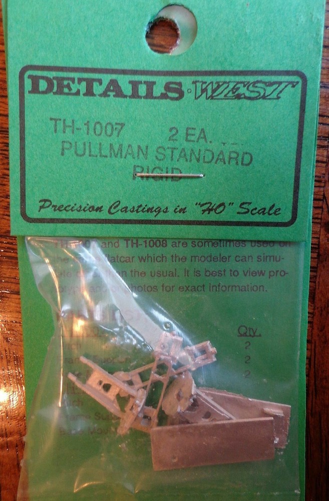 Details West 1007  x HO Pullman Standard Rigid