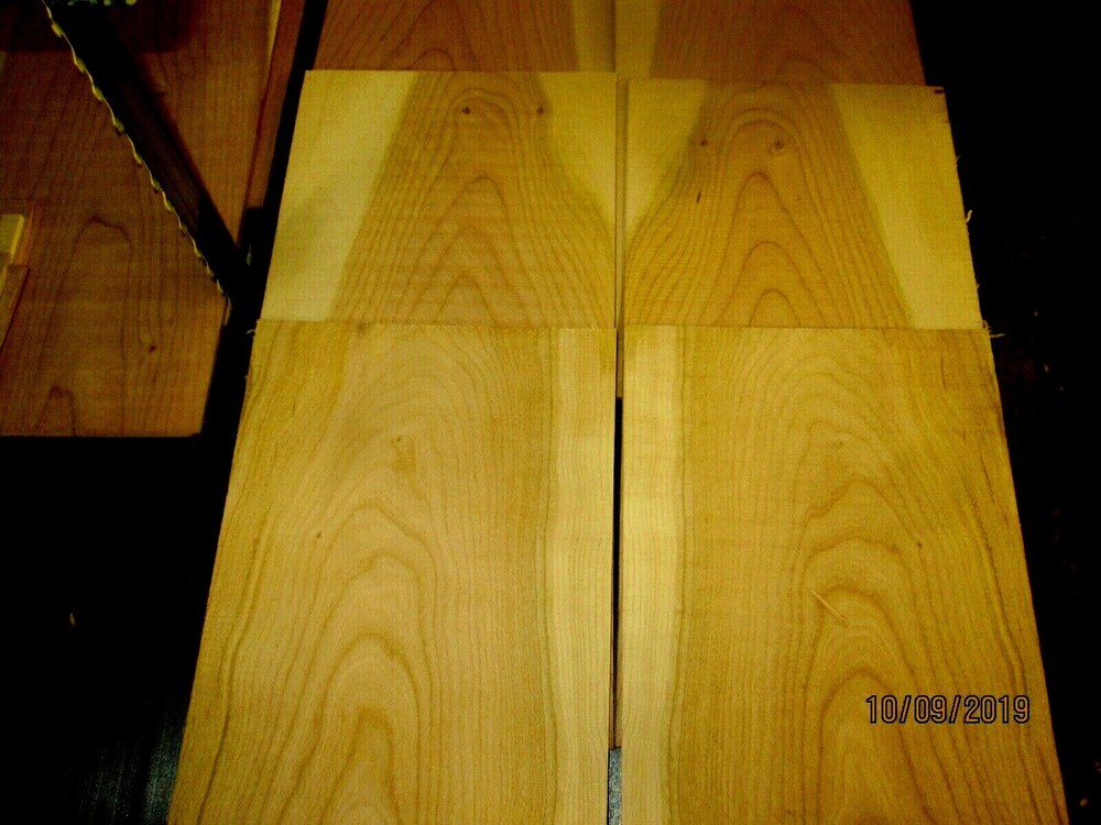 24 pcs. 1/4" x 5" x 12" cherry thin boards