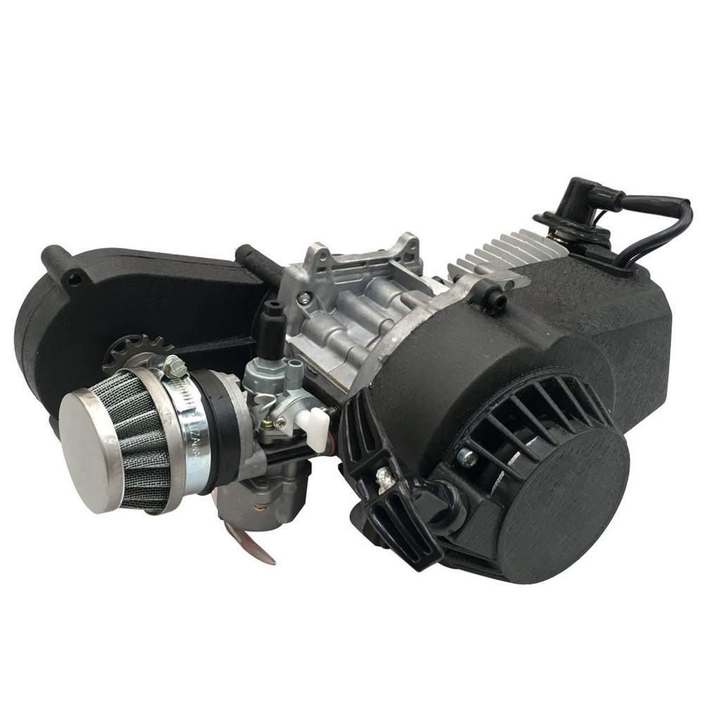 47cc 49CC 2-stroke Engine + Transmission Puller Starter Chain Pocket Rocket Bike