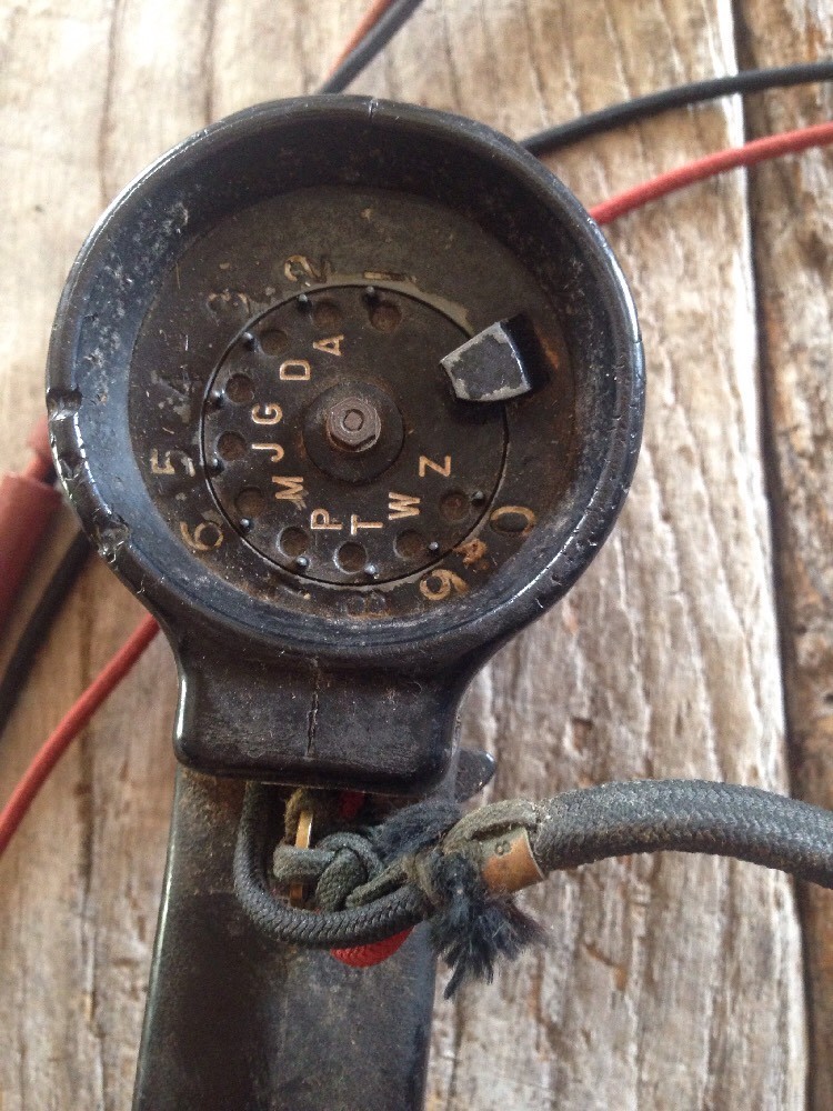 Vintage Bell System Linemans Test Phone Rotary Pen Dial-Personalized