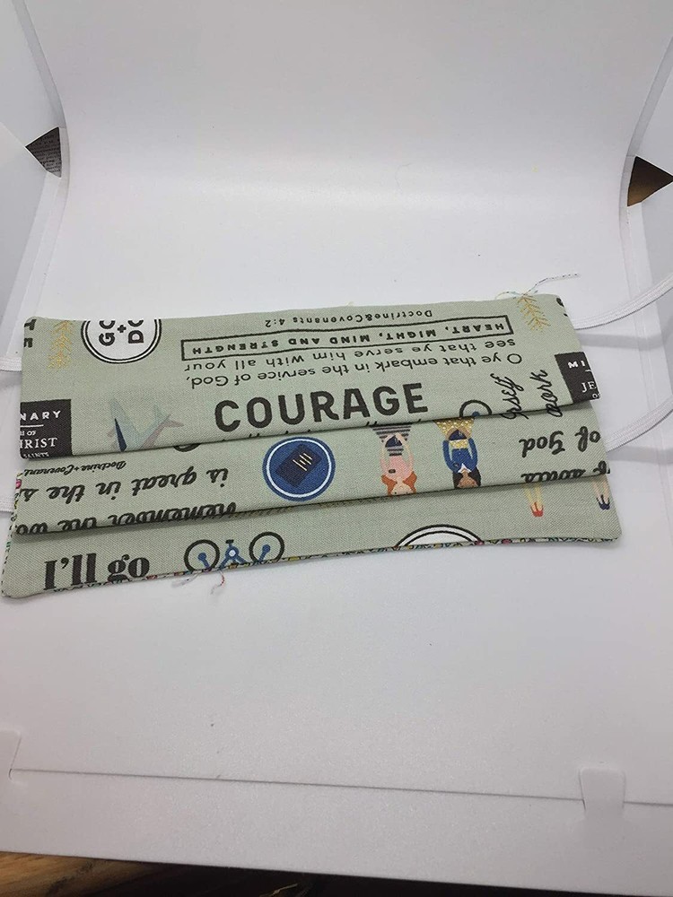 Called to Serve Patterned Washable Double Layer Cotton Fabric Face Mask