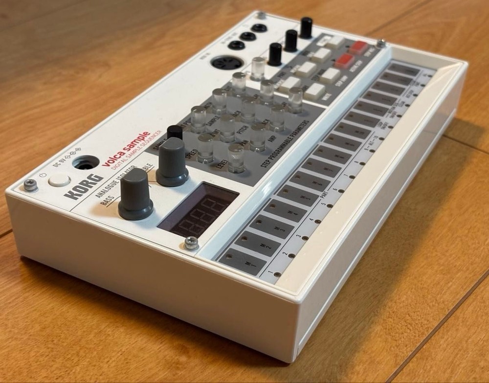 KORG volca sample Digital Sampler Compact Step Sequencer With Box Cable Manual