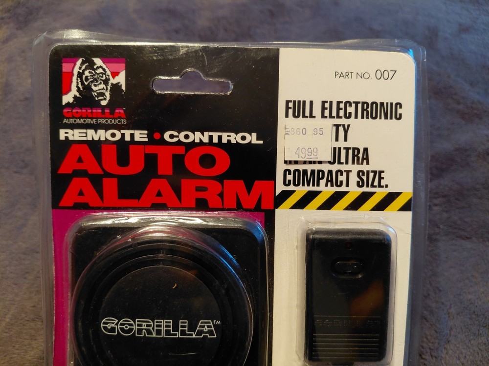 GORILLA Remote Control Auto Alarm with remote control part #007