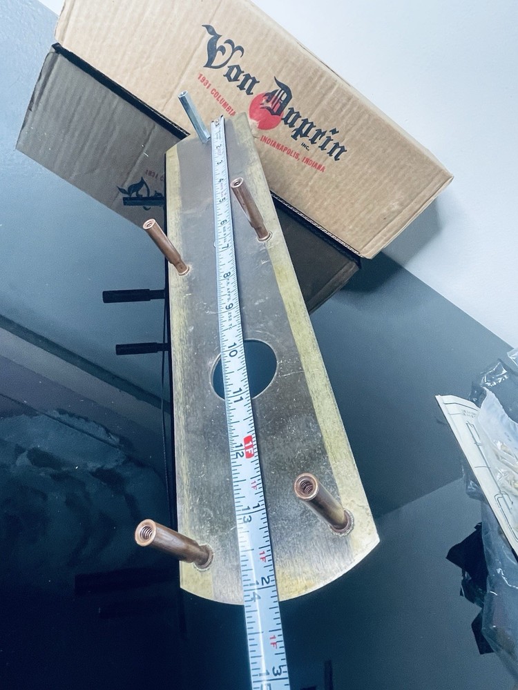 88 Series Von Duprin Exit Device - 14” Handle. Trim - Brass