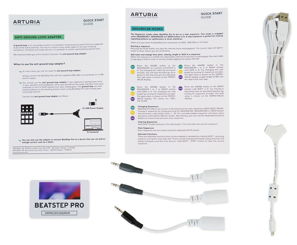 Arturia BeatStep Pro 64-Step Sequencer Midi USB DJ Recording Pad Controller