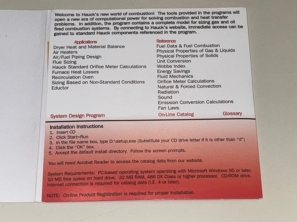 NEW HAUCK e-SOLUTIONS CD Disc. Professional Version Thermal Engineering Tool
