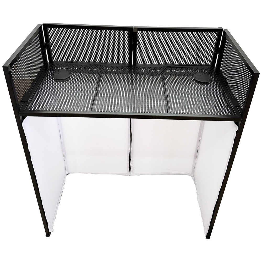 Portable Foldable DJ Table and Movable Disc Playing Table DJ Event Booth
