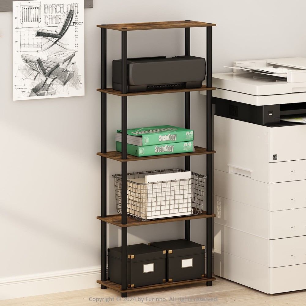 5-Tier Shelf Display Rack Storage Shelving Units