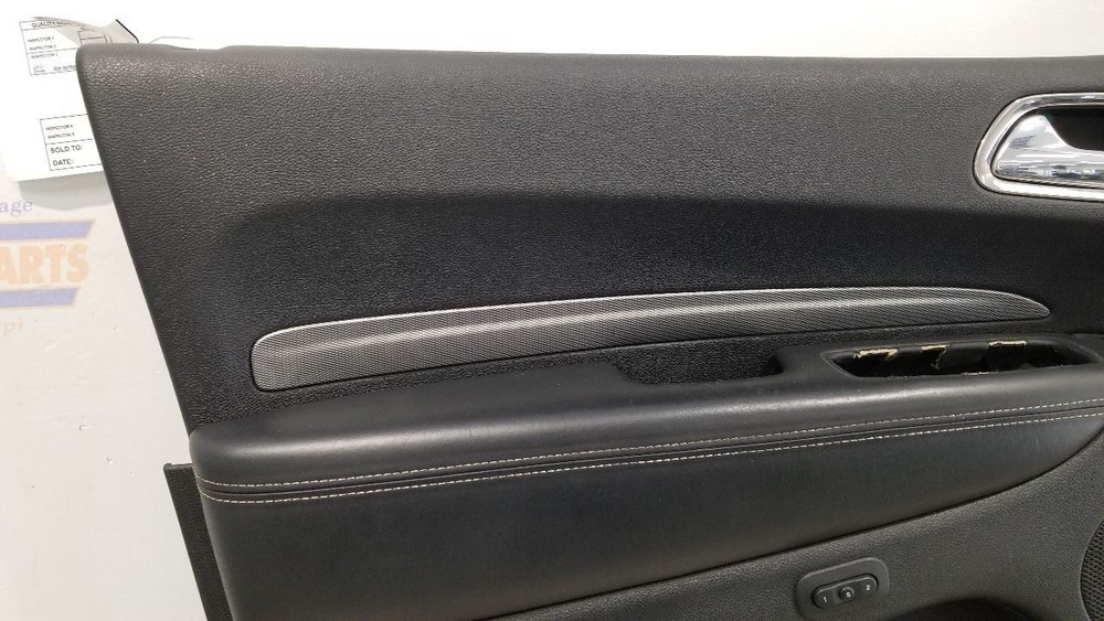18 DODGE DURANGO SRT 392 INTERIOR DOOR TRIM PANEL FRONT LEFT DRIVER BLACK