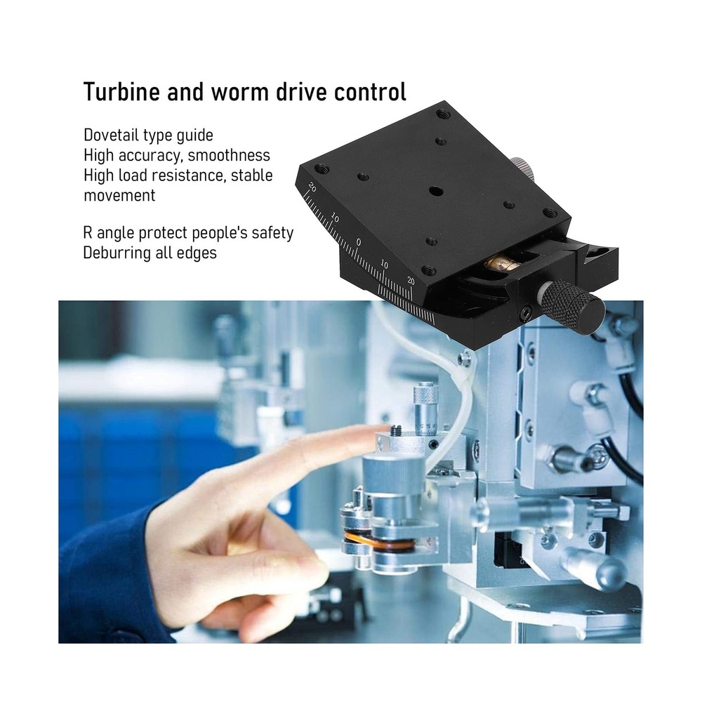 Zooke Precise Manual Goniometer Stage, Linear Stage, Optical Positioning Slid...