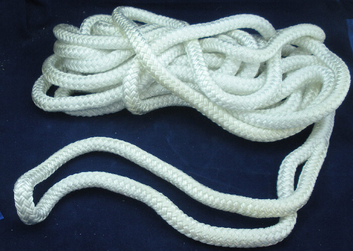 Unicord Double Braid Nylon Dock Line Rope 5/8" x 30 Ft White