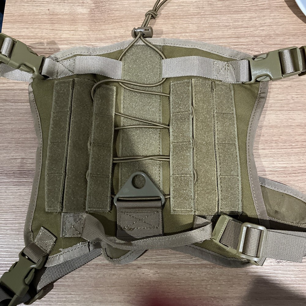 Tactical Dog Harness for Medium & Large Dogs No-Pull Adjustable Vest w Handle